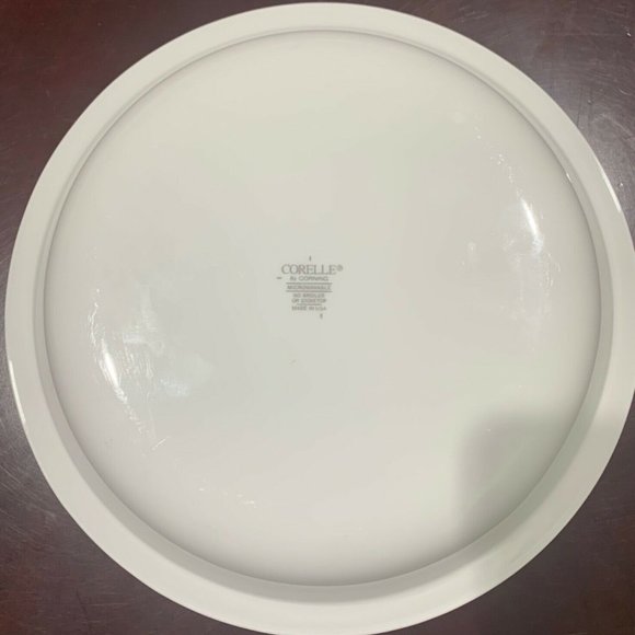 Blue Velvet Rose 10 1/4" Pie Plate by Corelle (Corning) - Picture 3 of 3